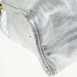 Marc Jacobs Eve Metallic Leather Shopper For Women -Cheap Marc Jacobs Store luxury women marc jacobs used handbags p19444 012