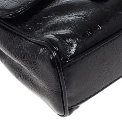 Marc Jacobs Black Patent Ursula Pochette For Women -Cheap Marc Jacobs Store luxury women marc jacobs used handbags p20280 012