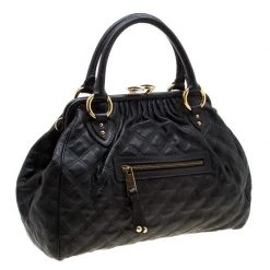 Marc Jacobs Black Quilted Leather Stam Shoulder Bag For Women 13 Marc Jacobs Black Quilted Leather Stam Shoulder Bag For Women -Cheap Marc Jacobs Store luxury women marc jacobs used handbags p206085 007