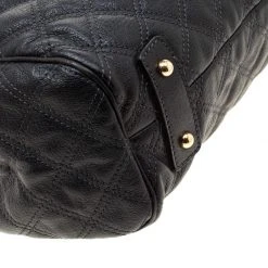 Marc Jacobs Black Quilted Leather Stam Shoulder Bag For Women 20 Marc Jacobs Black Quilted Leather Stam Shoulder Bag For Women -Cheap Marc Jacobs Store luxury women marc jacobs used handbags p206085 011