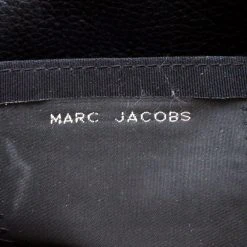 Marc Jacobs Black Leather Flap Chain Shoulder Bag For Women -Cheap Marc Jacobs Store luxury women marc jacobs used handbags p206598 004