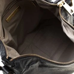 Marc Jacobs Black Leather Multi Pocket Shoulder Bag For Women -Cheap Marc Jacobs Store luxury women marc jacobs used handbags p207583 004