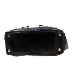 Marc Jacobs Black Leather Multi Pocket Shoulder Bag For Women -Cheap Marc Jacobs Store luxury women marc jacobs used handbags p207583 012