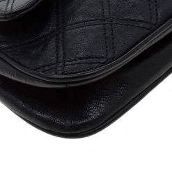 Marc Jacobs Black Quilted Leather Small Single Shoulder Bag For Women -Cheap Marc Jacobs Store luxury women marc jacobs used handbags p208592 011