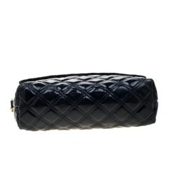 Marc Jacobs Marc Jacob Navy Blue Patent Leather Quilted Flap Bag For Women -Cheap Marc Jacobs Store luxury women marc jacobs used handbags p209137 012