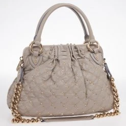 Marc Jacobs Stardust Cecilia Studded Satchel For Women -Cheap Marc Jacobs Store luxury women marc jacobs used handbags p21178 003
