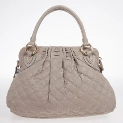 Marc Jacobs Stardust Cecilia Studded Satchel For Women -Cheap Marc Jacobs Store luxury women marc jacobs used handbags p21178 004