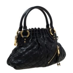 Marc Jacobs Black Quilted Leather Small Cecilia Satchel For Women 14 Marc Jacobs Black Quilted Leather Small Cecilia Satchel For Women -Cheap Marc Jacobs Store luxury women marc jacobs used handbags p215731 008