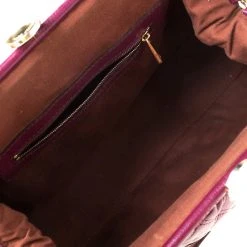 Marc Jacobs Purple Quilted Leather Stam Satchel For Women -Cheap Marc Jacobs Store luxury women marc jacobs used handbags p215839 1565246322 009