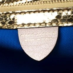 Marc Jacobs Multicolor Leather And Snakeskin Violet Flap Shoulder Bag For Women -Cheap Marc Jacobs Store luxury women marc jacobs used handbags p218403 003