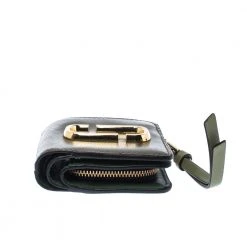 Marc Jacobs Olive Green Leather Snapshot Compact Wallet For Women -Cheap Marc Jacobs Store luxury women marc jacobs used handbags p224952 005