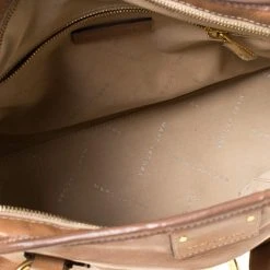 Marc Jacobs Brown Leather Wellington Fulton Satchel For Women -Cheap Marc Jacobs Store luxury women marc jacobs used handbags p225205 002