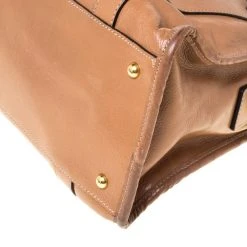 Marc Jacobs Brown Leather Wellington Fulton Satchel For Women -Cheap Marc Jacobs Store luxury women marc jacobs used handbags p225205 003