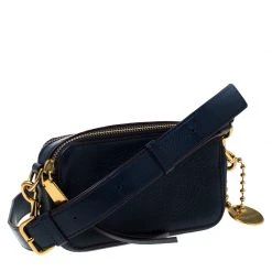 Marc Jacobs Navy Blue Leather Double Zip Crossbody Bag For Women 15 Marc Jacobs Navy Blue Leather Double Zip Crossbody Bag For Women -Cheap Marc Jacobs Store luxury women marc jacobs used handbags p229584 006