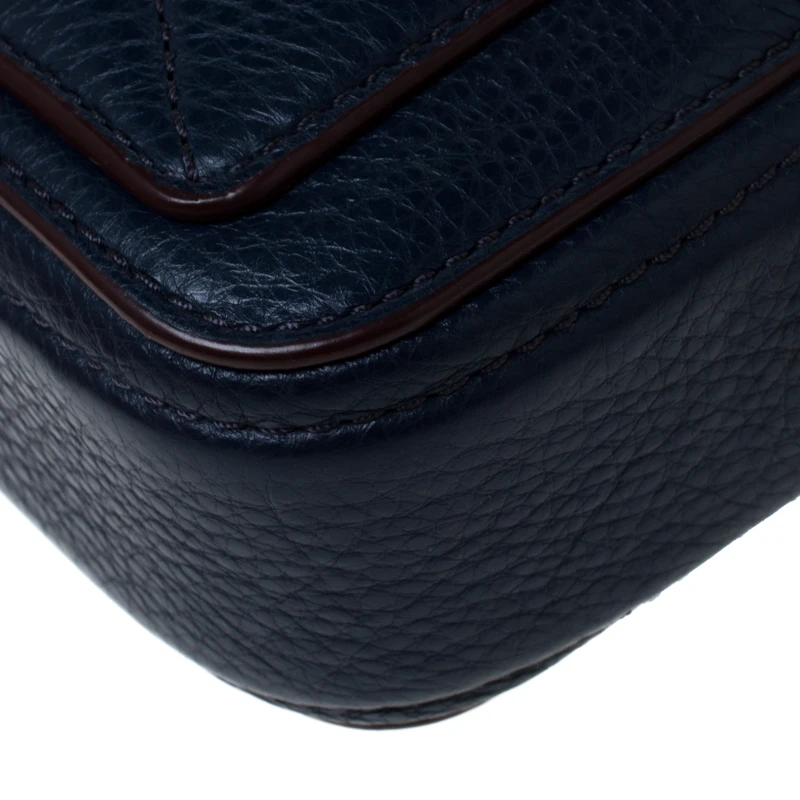 Marc Jacobs Navy Blue Leather Double Zip Crossbody Bag For Women 13 Marc Jacobs Navy Blue Leather Double Zip Crossbody Bag For Women - Image 13