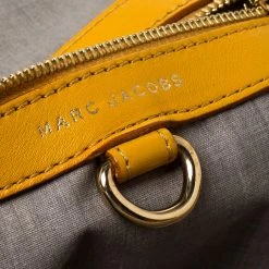 Marc Jacobs Yellow Quilted Leather Stam Shoulder Bag For Women -Cheap Marc Jacobs Store luxury women marc jacobs used handbags p233283 003