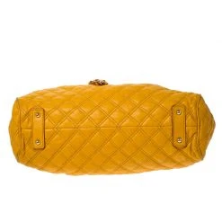 Marc Jacobs Yellow Quilted Leather Stam Shoulder Bag For Women -Cheap Marc Jacobs Store luxury women marc jacobs used handbags p233283 008