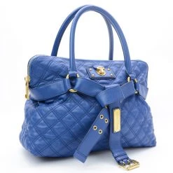Marc Jacobs Blue Quilted Leather Bruna Tote For Women 14 Marc Jacobs Blue Quilted Leather Bruna Tote For Women -Cheap Marc Jacobs Store luxury women marc jacobs used handbags p23850 0003
