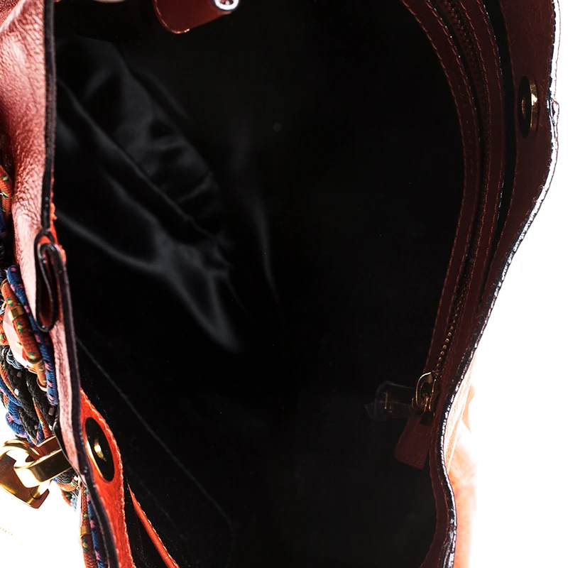 Marc Jacobs Orange Embellished Patent Leather Daisy Hobo For Women 7 Marc Jacobs Orange Embellished Patent Leather Daisy Hobo For Women - Image 7