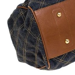 Marc Jacobs Blue/Tan Quilted Denim Mini Stam Satchel For Women 20 Marc Jacobs Blue/Tan Quilted Denim Mini Stam Satchel For Women -Cheap Marc Jacobs Store luxury women marc jacobs used handbags p242892 009