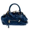 Marc Jacobs Blue Quilted Leather Stam Bag For Women