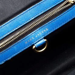 Marc Jacobs Blue Quilted Leather Stam Bag For Women -Cheap Marc Jacobs Store luxury women marc jacobs used handbags p243156 011