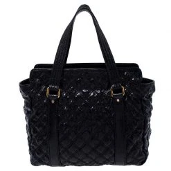 Marc Jacobs Black Quilted Snakeskin Embossed Coated Canvas Tote For Women 14 Marc Jacobs Black Quilted Snakeskin Embossed Coated Canvas Tote For Women -Cheap Marc Jacobs Store luxury women marc jacobs used handbags p243209 002