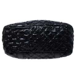 Marc Jacobs Black Quilted Snakeskin Embossed Coated Canvas Tote For Women 16 Marc Jacobs Black Quilted Snakeskin Embossed Coated Canvas Tote For Women -Cheap Marc Jacobs Store luxury women marc jacobs used handbags p243209 004