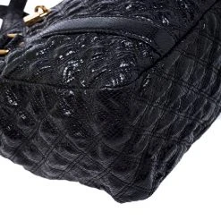 Marc Jacobs Black Quilted Snakeskin Embossed Coated Canvas Tote For Women 20 Marc Jacobs Black Quilted Snakeskin Embossed Coated Canvas Tote For Women -Cheap Marc Jacobs Store luxury women marc jacobs used handbags p243209 006