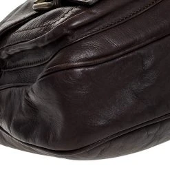 Marc Jacobs Brown Leather Front Pocket Shoulder Bag For Women -Cheap Marc Jacobs Store luxury women marc jacobs used handbags p247991 004