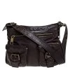 Marc Jacobs Brown Leather Front Pocket Shoulder Bag For Women