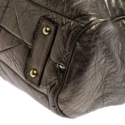 Marc Jacobs Metallic Quilted Leather Stam Shoulder Bag For Women -Cheap Marc Jacobs Store luxury women marc jacobs used handbags p248124 007