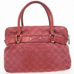 Marc Jacobs Pink Bruna Quilted Leather Tote For Women -Cheap Marc Jacobs Store luxury women marc jacobs used handbags p24943 0004