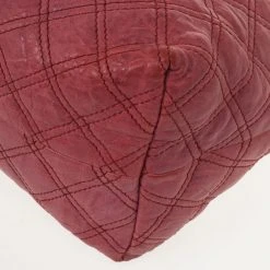 Marc Jacobs Pink Bruna Quilted Leather Tote For Women -Cheap Marc Jacobs Store luxury women marc jacobs used handbags p24943 0011