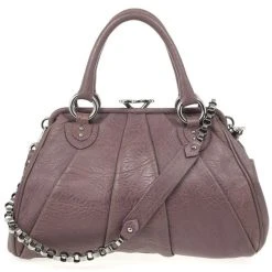 Marc Jacobs Lilac Pleated Leather Stam For Women