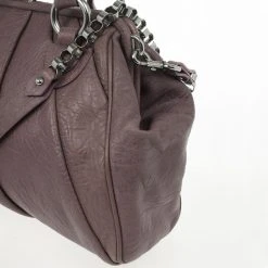 Marc Jacobs Lilac Pleated Leather Stam For Women -Cheap Marc Jacobs Store luxury women marc jacobs used handbags p24952 013