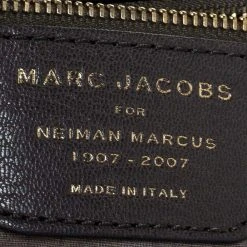 Marc Jacobs Grey/Silver Quilted Leather Stam Shoulder Bag For Women -Cheap Marc Jacobs Store luxury women marc jacobs used handbags p252405 002