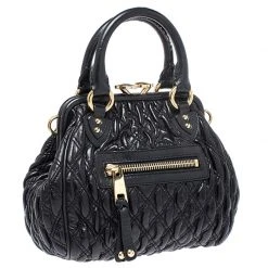 Marc Jacobs Black Leather Mini Stam Shoulder Bag For Women -Cheap Marc Jacobs Store luxury women marc jacobs used handbags p252408 001