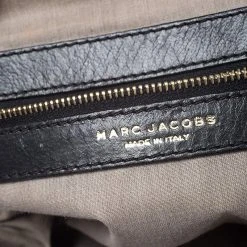Marc Jacobs Black Leather Mini Stam Shoulder Bag For Women -Cheap Marc Jacobs Store luxury women marc jacobs used handbags p252408 003