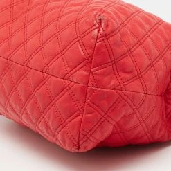 Marc Jacobs Coral Red Quilted Leather Rio Satchel For Women 31 Marc Jacobs Coral Red Quilted Leather Rio Satchel For Women -Cheap Marc Jacobs Store luxury women marc jacobs used handbags p25248 019