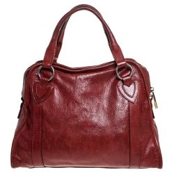 Marc Jacobs Red Leather Wellington Fulton Satchel For Women -Cheap Marc Jacobs Store luxury women marc jacobs used handbags p252888 007