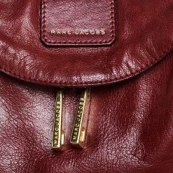 Marc Jacobs Red Leather Wellington Fulton Satchel For Women -Cheap Marc Jacobs Store luxury women marc jacobs used handbags p252888 009