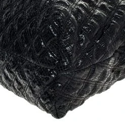 Marc Jacobs Black Quilted Snake Skin Embossed Leather Tote For Women 21 Marc Jacobs Black Quilted Snake Skin Embossed Leather Tote For Women -Cheap Marc Jacobs Store luxury women marc jacobs used handbags p253216 008