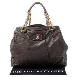 Marc Jacobs Khaki Mix Quilted Leather Classic East-West Tote For Women -Cheap Marc Jacobs Store luxury women marc jacobs used handbags p253540 005