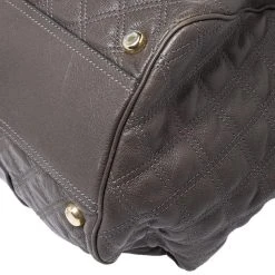 Marc Jacobs Khaki Mix Quilted Leather Classic East-West Tote For Women -Cheap Marc Jacobs Store luxury women marc jacobs used handbags p253540 007