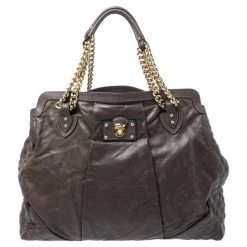 Marc Jacobs Khaki Mix Quilted Leather Classic East-West Tote For Women