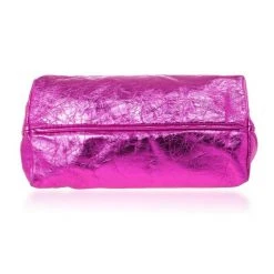 Marc Jacobs Metallic Pink Crackled Leather Cruise Tote For Women -Cheap Marc Jacobs Store luxury women marc jacobs used handbags p25547 005