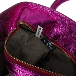 Marc Jacobs Metallic Pink Crackled Leather Cruise Tote For Women -Cheap Marc Jacobs Store luxury women marc jacobs used handbags p25547 017