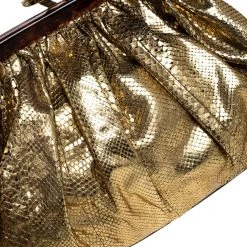 Marc Jacobs Gold Snakeskin Stam Satchel For Women -Cheap Marc Jacobs Store luxury women marc jacobs used handbags p256079 003