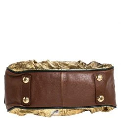 Marc Jacobs Gold Snakeskin Stam Satchel For Women -Cheap Marc Jacobs Store luxury women marc jacobs used handbags p256079 011